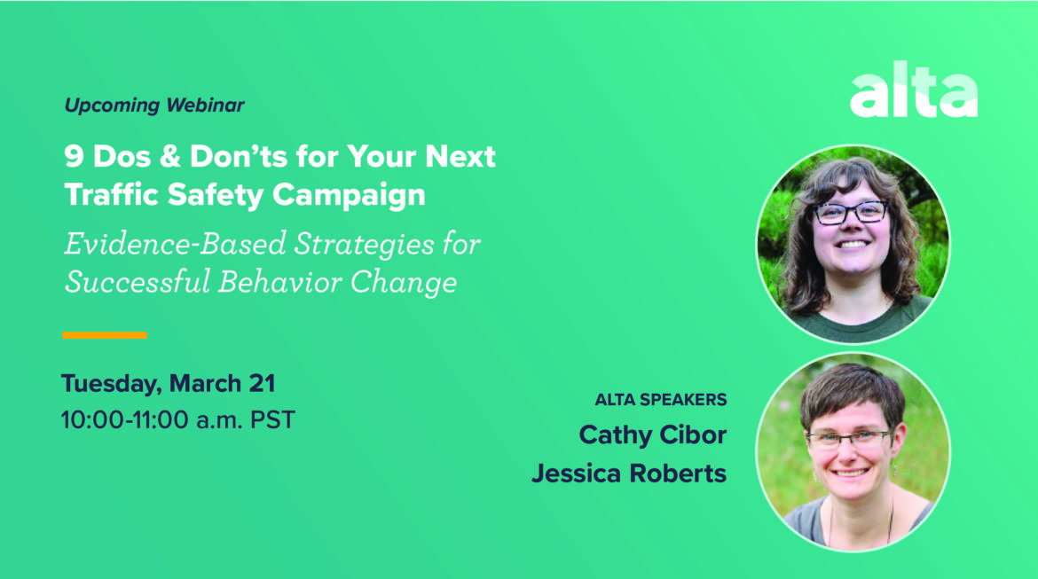 Webinar 9 Dos & Don’ts for Your Next Traffic Safety Campaign
